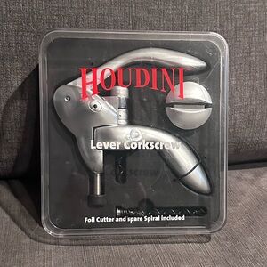 Houdini Silver Lever Corkscrew GUC